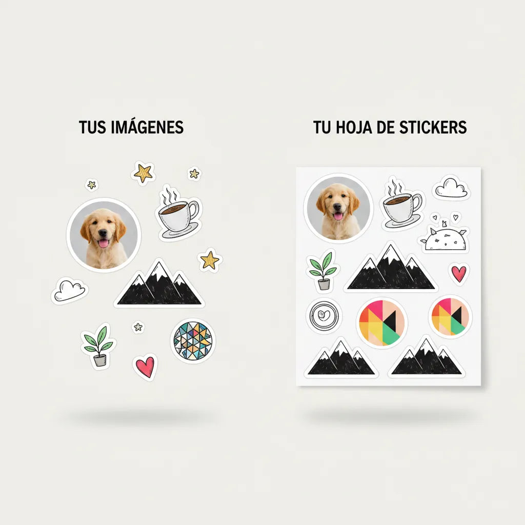 Sticker Sheets Personalizadas | Crea tu Hoja de Stickers