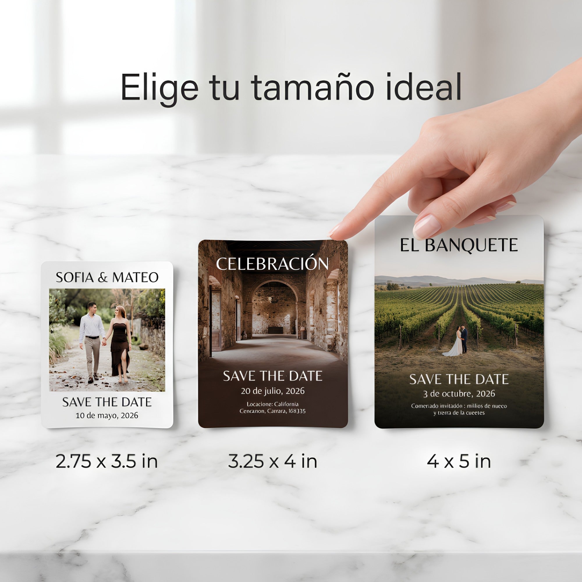 Imanes Personalizados para Eventos | Save the Date, Bodas, Bautizos y Más