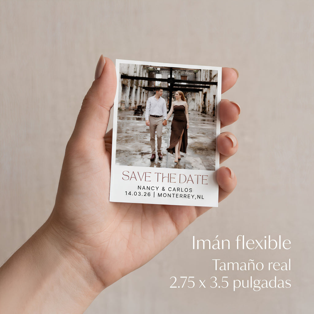 Imanes Personalizados para Eventos | Save the Date, Bodas, Bautizos y Más