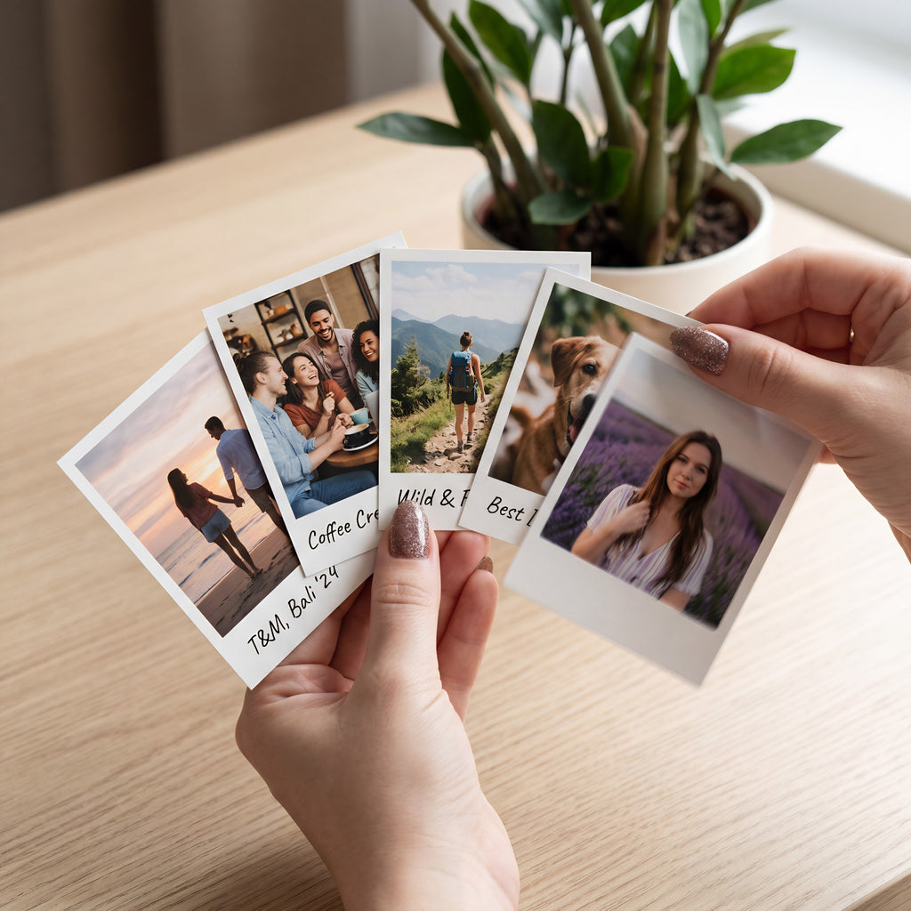Fotos Tipo Polaroid Personalizadas | Retro Prints para Recuerdos Especiales