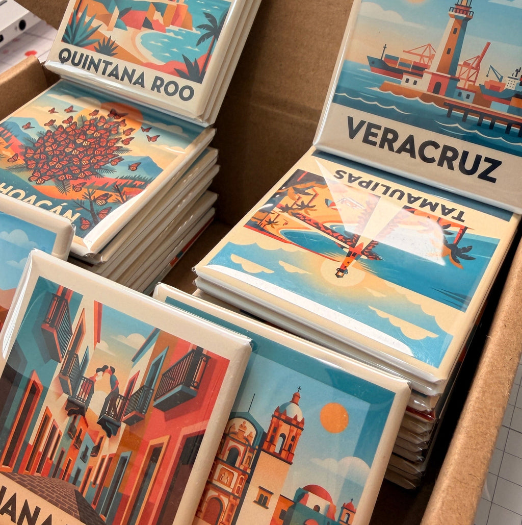 Set de Imanes “Estados de México” 🇲🇽 | Colección Artesanal Premium (32 piezas, 2x2”)