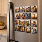Imanes Cuadrados Personalizados 2x2” | Fotos en Imán Rígido Premium
