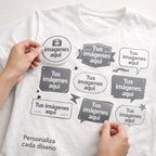 Gang Sheet DTF Personalizado 30x100cm | Sube tus Imágenes