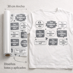 Gang Sheet DTF Personalizado 30x100cm | Sube tus Imágenes