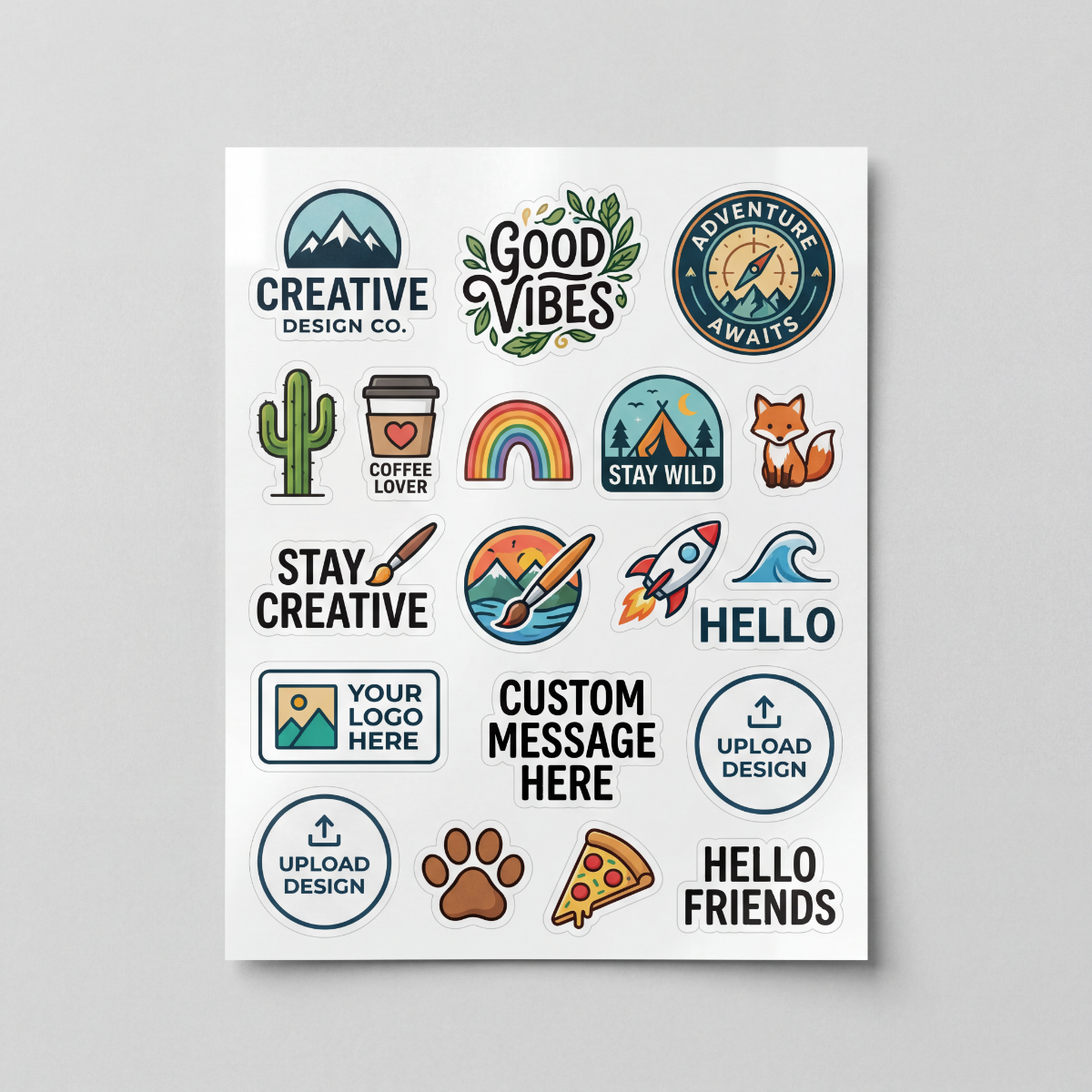 Sticker Sheets Personalizadas | Crea tu Hoja de Stickers