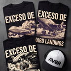 PlayeraOversize : “Exceso de Hard Landings”-Flight Mode