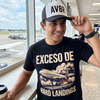 PlayeraOversize : “Exceso de Hard Landings”-Flight Mode