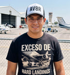 PlayeraOversize : “Exceso de Hard Landings”-Flight Mode