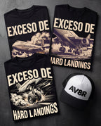 PlayeraOversize : “Exceso de Hard Landings”-Flight Mode
